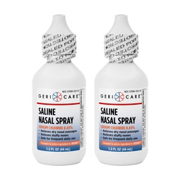 GeriCare Saline Nasal Spray 1, 5 FL OZ Moisturising Spray Chlorid sodný 0, 65% (Balení po 2)