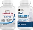 Therabotanika BeFlexible Ultra Joint Supplement a Ideální Prostate Výkonný Prostate Dodatek pro muže Bundle