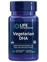 Life Extension Vegetarian DHA, Omega-3 z Řasy pro rozpoznání, Mood & Eye Health, Gluten- Free, Non- GMO, Vegan, 30 softgels