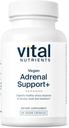 Vital Nutrients Vegan Adrenal Support + PHARL 124; Doplněk k podpoře funkce nadledvin Gland a zdravá stresová reakce * GARD 124; Mírný stres * Gluten, mlékárna & Soy Free PHAR124; 60 Kapsle
