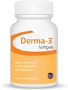 Ceva Derma33 Softgels, Omega33 Fatty Acid & Vitamin dodatek pro malé psy + kočky (60 Počet)