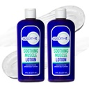 EPSOM- IT Soothing Muscle Lotion - Epsom Salt Magnesium Sulfath Cream Arnica for Muscle Stiffness, Topical Magnesium Lotion, Poskytování komfortu pro nohy, kolena a nohy, 8.0 oz., 2-Pack