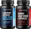 HATASU NUTRITION Horny Kozí Tráva Kapsle (30 Servings) & L Arginine L Citrulline Dodatek (30 Servings)