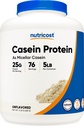 Nutricost Kasein Protein Powder 5lb - Micellar Casein, Non- GMO, gluten zdarma (bez příchutí)