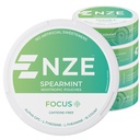 NZE Caffeine Free Nootropní Pouches (Spearmint) - Nootropní Pouches s Alpha GPC, L-Tyrosin & L-Theanine - No Cukr nebo umělé sladkosti - 15 Nicotine Free Pouches per Can - 5 Pack