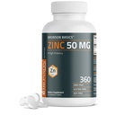Bronson Zinek 50 MG High potency podporuje imunitní, antioxidant & Skin Health - Non- GMO, 360 Vegetariánských tablet