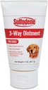 Sulfodenová Psí péče o zranění 3- Way Ointment, zmírňuje bolest a prevenci infekce pro psy říznutí, škrábance, kousnutí a zranění, 2 Ounce