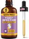 Kvasinková infekce Léčba psů - 4 Ounces - Soothing Itch Relief, Ušní infekce Léčba, Snížení podráždění & Zánět, 4 oz
