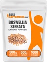Bulksupplements.com Boswellia Serrata Extract Powder - Boswellia dodatek, od Frankincense Resin - Vegan & gluten zdarma, 500mg na Serving, 500g (1,1 lbs) (balení po 1)