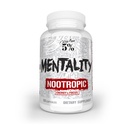 5% Nutrition Rich Piana Mentality Nootropní Blend 124; Mozkový Booster doplněk pro výkon, paměť, Duševní jasnost 124; Ginseng, Ginkgo, L-Theanine, Cholin, Huperzine, 60 Kapsle (30 Day Supply)