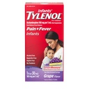 Tilenol pro kojence perorální suspenze tekutá medicína s acetaminofen, Baby Horečka Reducer & Pain Reliever pro menšiny a páry, Sore Throat, Bolest hlavy a bolest zubů, Grape Flavor, 1 fl. oz