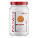 Metabolické nutriční syrovátkové bílkoviny izolát ISO PWDR arašídové máslo Cookie, 1.54lb, 23 Servings, 26g protein, rychlé trávení, nulové sacharidy, Delicious Flavor, velmi nízké sacharidy & tuk, nulová laktóza