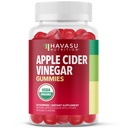 Jablečné octové žvýkačky - organické ACV vitamíny pro stravitelné zdraví, metabolismus & Gut Support - 60 Počet - Vegan, Non- GMO, gluten- Free - Delicious Flavor & No Harsh Taste - 1 měsíc