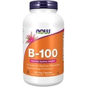 Nyní doplňky, Vitamin B-100, Energie Produkce *, Nervový systém Zdraví *, 250 Veg Kapsle