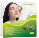 WoodyKnows 3 Allerscreen Nasal Filtry s 12 páry náhradních filtrů, Model 2024, Sezónní a Prachové Alergie pomoc (Velké, 3 Filtry + 12 Náhrady)