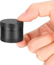 Malá denně Pill Box - Přenosné vodotěsné kovové Pill pouzdro pro kapesní nebo Purse hliníkové slitiny kulaté cestovní Pill Kontejner Medicine Vitamin Organizátor Unikátní dárek