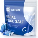 120PCS Salt Saline Packets Sinus Nasal Rinse pro Neti Pot, jednotlivě zabalené 2.34G Nasal zavlažovací systém Nos Cleaner Saline Refill Packets