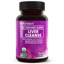 BioEmblim USDA Organic Játra Cleanse - 80% Silymarin Mléko Thistle Extract pro zdraví a funkci jater s Pampeliška & Artyčoky Extracts - 100% Vegan, Non- GMO - Bylinná játra - 60 Kapsle