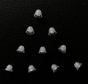 Jungle Care ® (6mm Small * 10pc) Double Layer Magic Aid Domes Comfortable PSAP (Osobní zesilovače zvuku produktu) Kit Tips Neviditelný, ideální pro Open Air (Open fit), s výjimkou RIC
