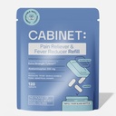 Kabinet: 500 mg Acetaminophen pro úlevu od bolesti hlavy, bolesti zubů, závrať a reduktor horečky, 120 tablet (Znovu naplnit)