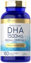 Carlyle DHA Supplement 1500mg PHARMAN 124; 180 Softgels PHARMAN 124; Omega33 Supplement PHARMAN 124; Non- GMO, gluten zdarma