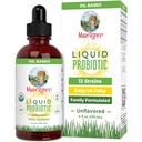 MARYRUTH 'S Organics Liquid Probiotic for Ages 4 + IR 124; 2 Billion CFU IR 124; 13 Probiotické proužky IR 124; Gut Health & Digestive Support IR 124; Gas & Floating Support IR 124; Vegan IR 124; Gluten Free IR 124; Travel- Friendly IR 124; 40 Služeb