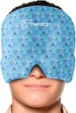TheraICE Migréna Relief Cap Junior, Soothing Bolest hlavy Boo Boo Ice Pack Mask Products, Cooling Gel Hat JR, Face Cold Compress Cap for Bumps, Bruises and Cooling Teplota