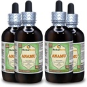 Anamu (Petiveria Alliacea) Glycerit, sušený Herb Alcohol- FREE Liquid Extract (Značka: HerbalTerra, Proudly made in USA) 4x4 fl.oz (4x120 ml)