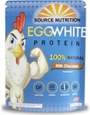 1 LB Vejce Bílá bílkovina prášek podle zdroje výživy - 25 Grams Protein, Build Lean Muscle, mléčné výrobky zdarma - Mléčná čokoláda