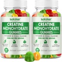 Creatine Monohydrát Gummies 5000mg pro muže a ženy - Creatine pro ženy - Chewables Creatine Monohydrát pro svalovou sílu, Muscle Builder, Energy Boost, 160 Count Pre- Workout Dodatek