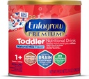 Enfagrow PREMIUM Toddler Nutritional Drink, Made with Real Milk, Brain- Building Omega-3 DHA, Nutrients and Prebiotics for Growth & Immunication Support, Non- GMO, Toddler Milk Powder, 24 Oz Can