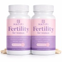 Natifi (2 láhve plodnost Prenatal Vitamins Regulovat Cycles Balance Hormony, Pomoc ovulace. Koncepce Multivitamin pro ženy. 60 kaps kyselina listová, Myo Inositol, Vitex