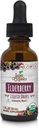 Super organics Organic Elderberry Liquid Drops CLANE124; Non- GMO, gluten Free, Kosher, & Vegan, 1 Fl Oz