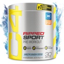 C4 Ripped Sport Pre Workout Powder Arctic Snow Cone - NSF Certified for Sport + Sugar Free Preworking Energy Supplement pro muže a ženy - 135mg kofein + hubnutí - 30 Služeb