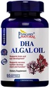 (8 Pack) Esmond Natural: DHA Algal Oil (Made with Onavita Oil. 40% Docosahexaenoic Acid. Podporuje mozek, oko a nervový systém), GMP, Přírodní produkt Assn Certified, Made in USA - 500mg, 480 Softgels