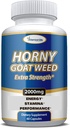 Extra Strength Horny Goat Weed Extract - Energy, Performance, & Stamina Booster- with Maca, L-Arginine, Tongkat Ali for Men & Women - 60 Kapsle