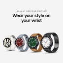 Samsung Galaxy Watch 6 Bespoke Edition 44mm Exkluzivní Bluetooth Smartwatch, Zdraví, Fitness, Spánkový tracker, Monitor srdeční frekvence, Sapphire Crystal Glass, US Version, Graphite Band, Milanese Black