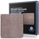 EveryLIT AG Silver Calcium Alginate Wound Dressing124; Absorbent Non- Stick Sterilní Dressingový Pad 124; Gentle Gáza s přírodními želatinovými vlákny pro péči o rány