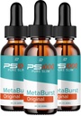 Metaburst PS1000 Čisté Drops Liquid Supplement - PS1000 Metaburst Liquid Drops, PS1000 Original Metabolic Supplement, PS1000 Čisté Metaburst Recenze (3 Pack - 3 Měsíční dodávka)