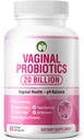 Vaginální probiotika pro Womens Health 20 Miliardy CFU 124; PH Balance & Vaginigal Odor Support 60 Kapsle 124; Vědecky vyvinuté Multi Strein Probiotic Blend s prebiotiky (Vaginální Probiotika)