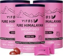 Shilajit Gummies, 3000 Mg Shilajit Pure Himalayan Organic with Ashwagandha, Turmeric Sugar- Free Gummies for Men and Women, Shilajit Supplement, Non-GMO Nature Shilajit for Energy, 180 Gummies