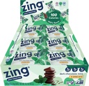 Zing Dark Chocolate Mint Kids Protein Bars, Gluten Free 100 Calorie Mini Bary s vysokým proteinem, Vegan Nutrition Bars, Dairy Free Plant Based Protein, Kosher, Nízký cukr, No Sugar Alcohols- 18 počet