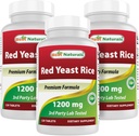 Nejlepší Naturals Red Yeast Rice 1200 mg (Non- GMO) 120 tablet (120 kusů)