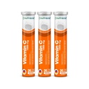 Nutrazul Vitamin C 1000mg Effervescent Tablety, VIT C dodatek k pomoci udržet imunitní funkci, gluten- Free, Lactose- Free, Sugar- Free, Preservative- Free, Orange Flavor, 20 Count, Pack of 3