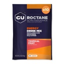 GU Energy Roctan Ultra Endurance Energy Drink Mix, Vegan, gluten- Free, Kosher, 35mg kofeinu, a Dairy- Free n-the- -Bean Energy for any Workout, 10 Single-Serving Packets, Tropické ovoce