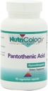 Nutricology Pantothenic Acid - Vitamin B5 pro muže a ženy, vápník, 500mg dodatek, čisté, organické, vegetariánské kapsle - 90 Počet