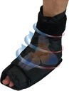 Foot & Ankle Pain Relief Hot / Cold gel Wrap - Efektivně Relieve Foot and Ankle Aches & Pains Using Compression Gel Ankle Ice Pack Wrap - Vyhřívaný nebo chlazený, Cíle všech oblastí Ankle & Foot - Velké
