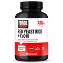 FORCE FACTOR červená kvasinková rýže + CoQ10 dodatek pro antioxidační podporu, non-GMO, Vegan- Friendly, Premium Quality, 120 Kapsle