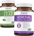Olive Leaf Extract & Adrenal Support (4- Month Support) Zen & Vigor Bundle of Olive Leaf Extract (120 Kapsle) Super Strength & Adrenal Support (120 Capules) Výkonná Adrenal Support - Udržovat rovnováhu