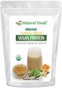 Z přírodní potraviny Organic Vanilla Cream Vegan Protein Powder, Vanilla ochucený Vegan Protein Dodatek, Všechny přírodní, Vegan, Non- GMO, 1 kg